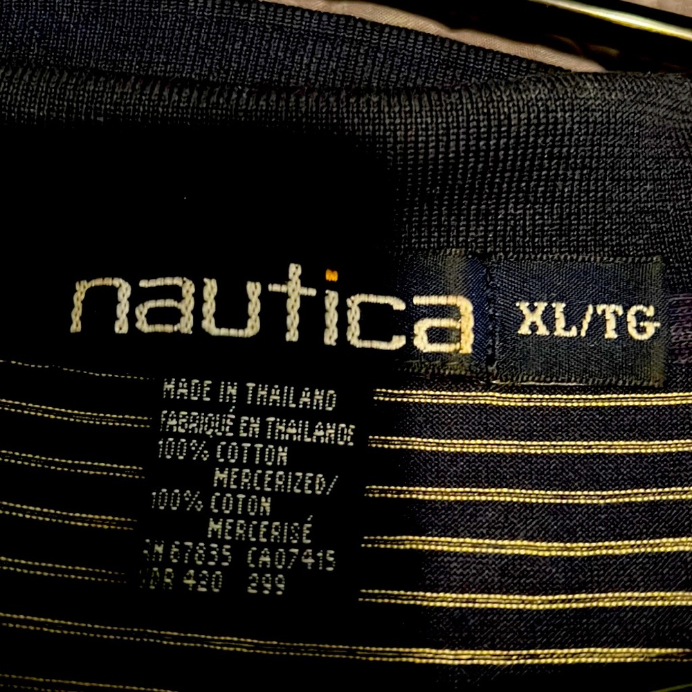 Nautica, 100% cotton, extra-large polo